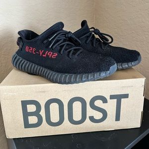 adidas Yeezy Boost 350 V2 Black Red (2017/2020) size 9.5